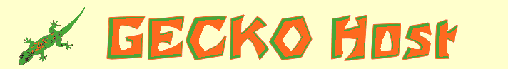 Gecko Host - Website hosting for individuals, small businesses and non-profit organisations